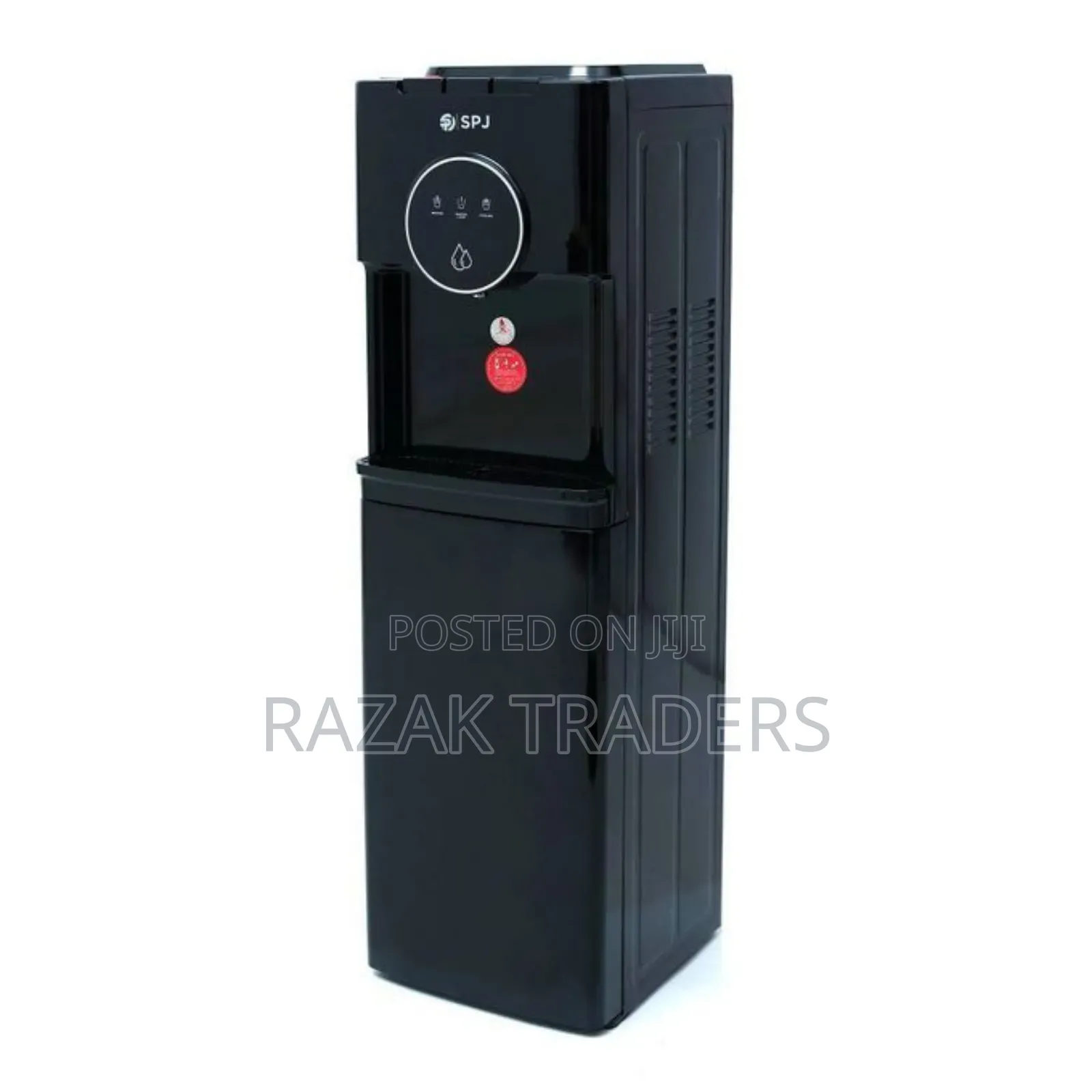 SPJ 3 Tap Bottom Loading Water Dispenser With Premium Design - Black