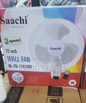 Saachi 16inch Wall Fan With Remote