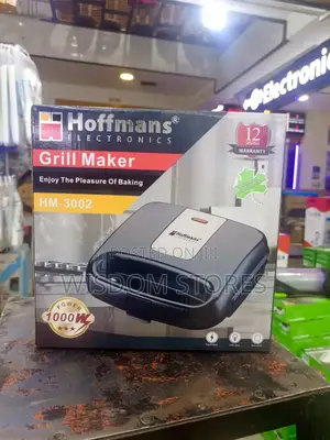 Hoffmans 1000w Electric Grill Maker
