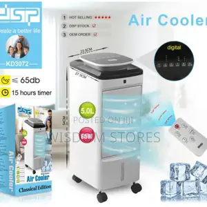 DSP Kd-3072, Portable Air Cooler With 5l Water Tank Remote Control