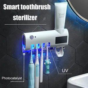 Toothbrush Holder Sterilizer Dispenser