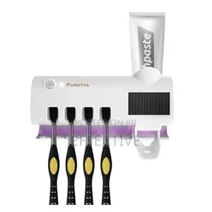 Toothbrush Holder Sterilizer Dispenser
