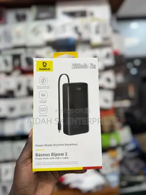 Baseus Bipow 2 Digital Display With Built-in Usb-C Cable 20000m