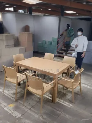 Plastic Table and Chairs Plastic Table and Chairs for Home Compound