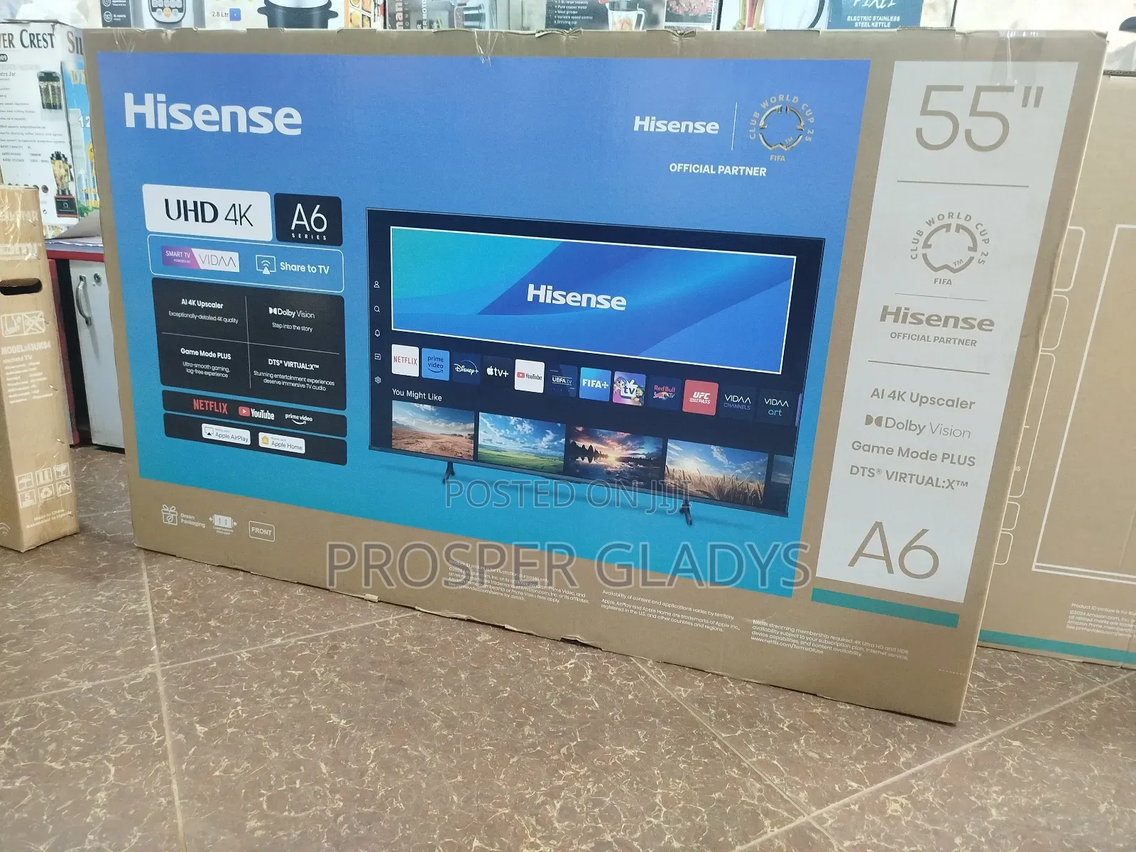 Hisense 55 Smart Digital A6 Series Uhd