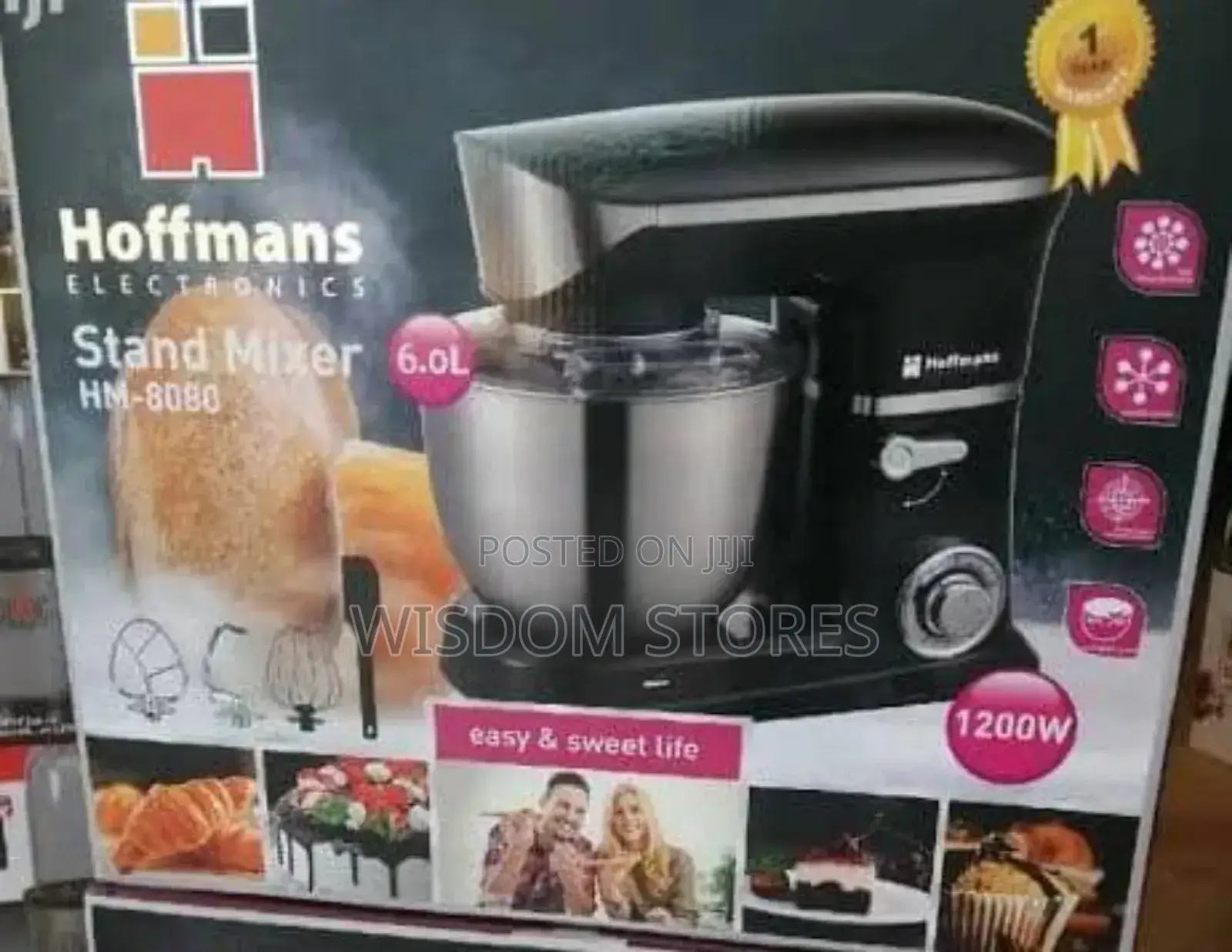 Hf8080 Hoffmans 6litre Stand Mixer