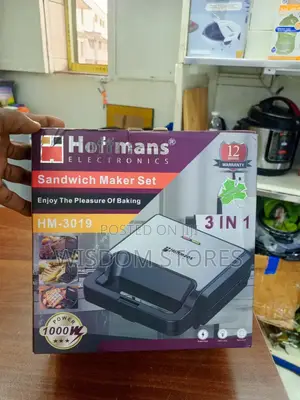 Sandwich Maker Set, Model Hm-3019).