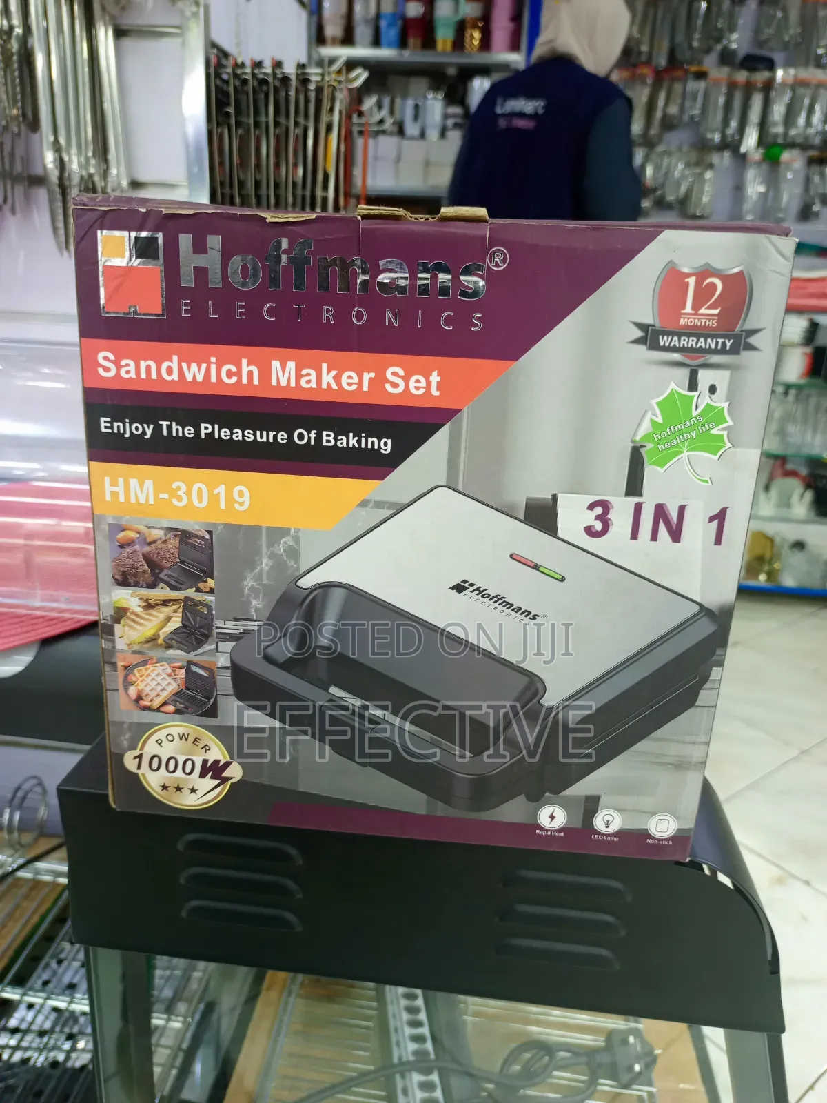 Hm-3019 3-in-1 Sandwich Maker Set.