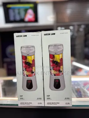 Green Lion Juice Meat Pro Portable Juicer, 470ml