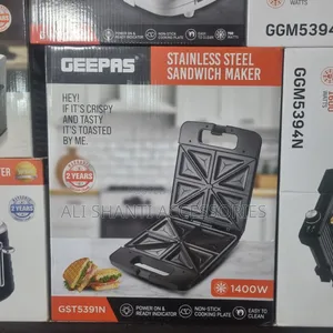 Stainless Steel Sandwich Maker 1400w Geepas