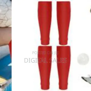 1 Pair of Hockey Rugby Football Socks Soccer Leg Brace Calf Sleeves