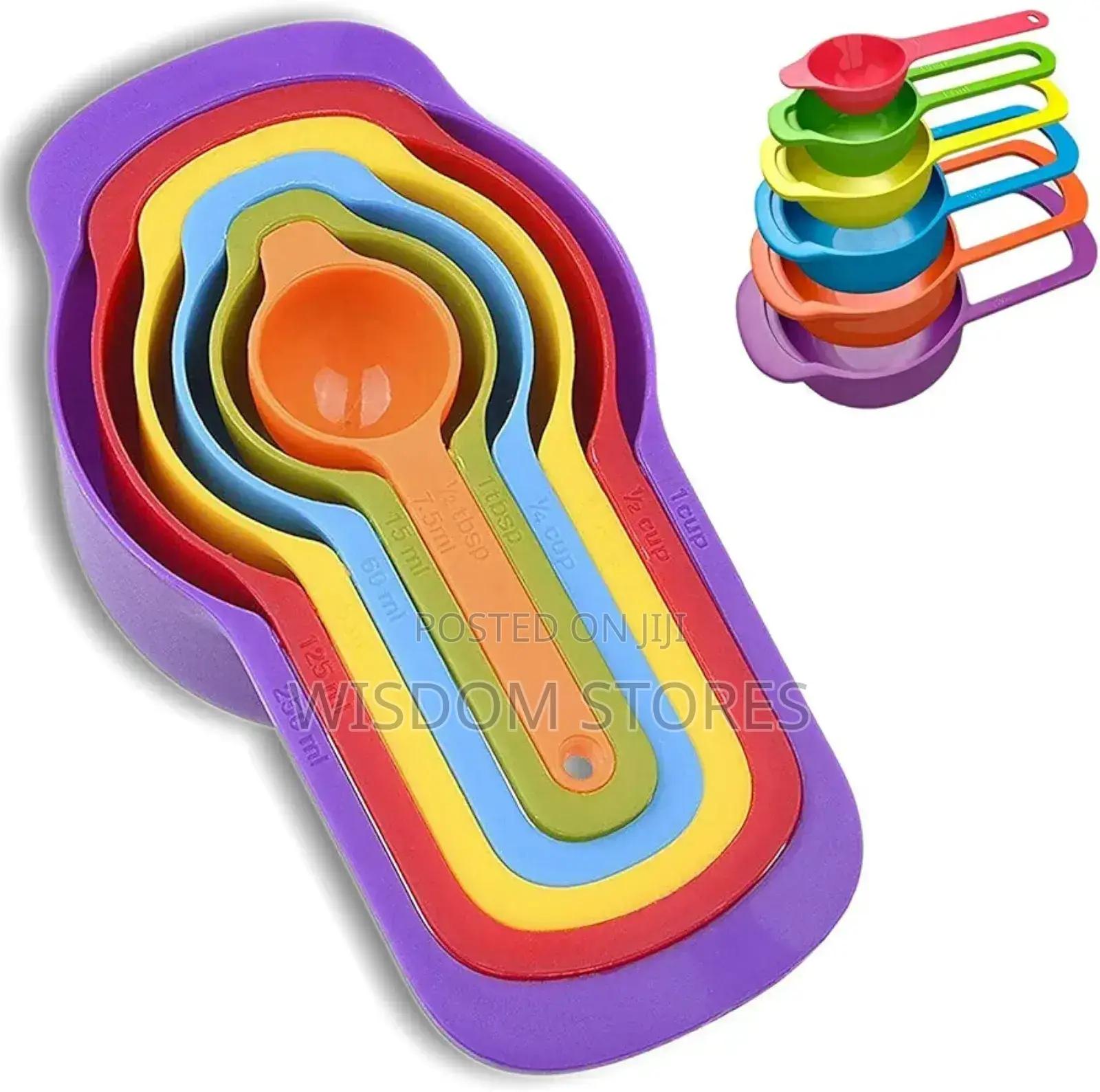 Plastic Measuring Cup and Spoon Set