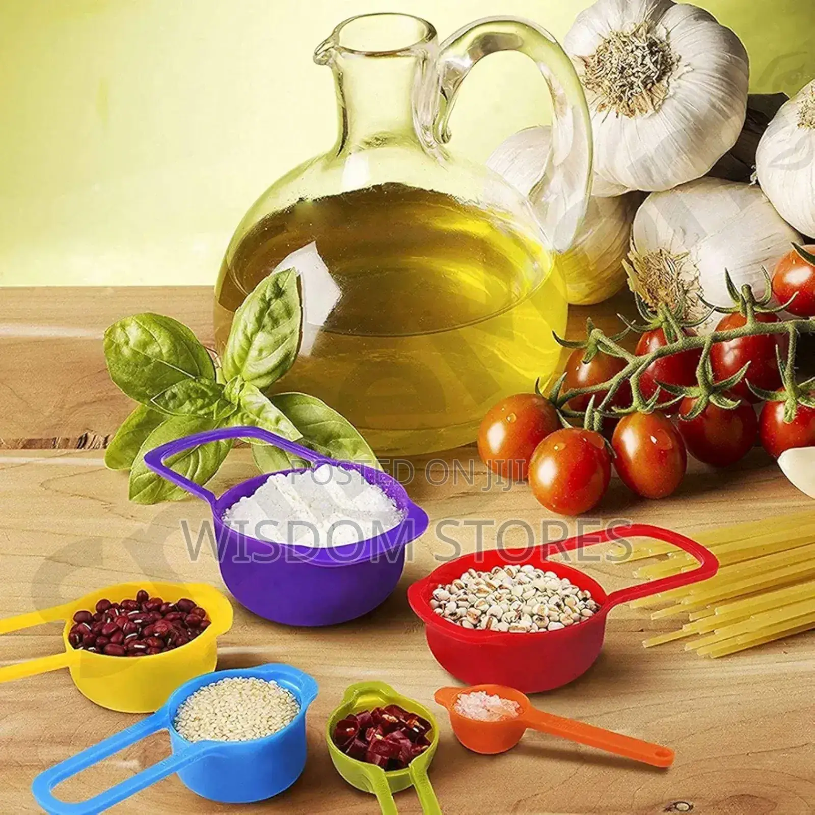 Plastic Measuring Cup and Spoon Set