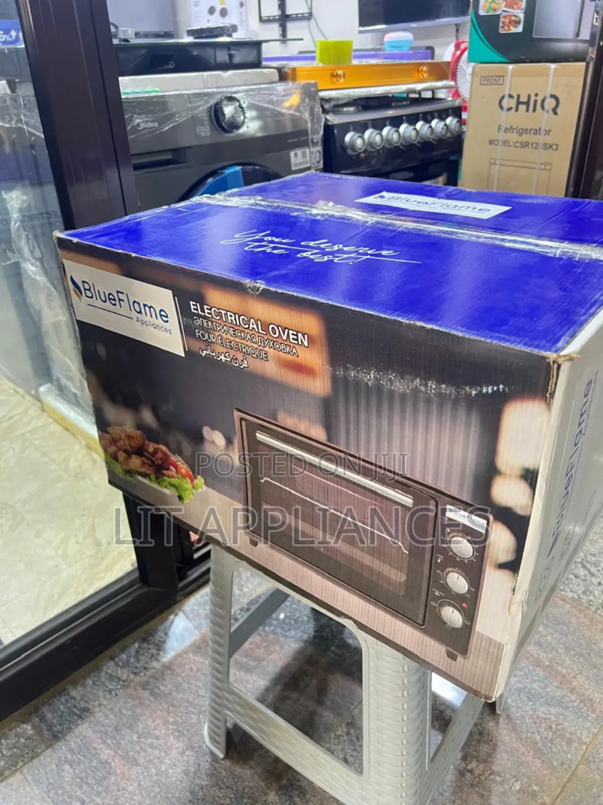 Blueflame 35 Mini Oven, Two Baking Plates,Grill,Timer, Temperature.