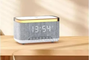 Multifunction Bluetooth Speaker With Alarm Clock Wireless Charger