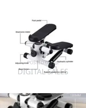 2in1 Stepper With Electric Ropes, Mini Exercise Bike Multifunction