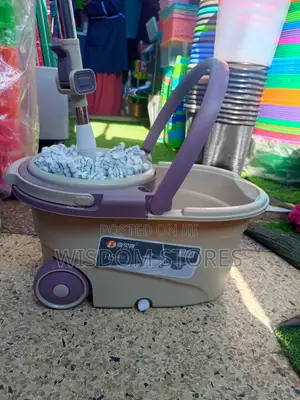 Spin Mop and Bucket System.