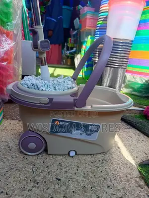 Spin Mop and Bucket System.