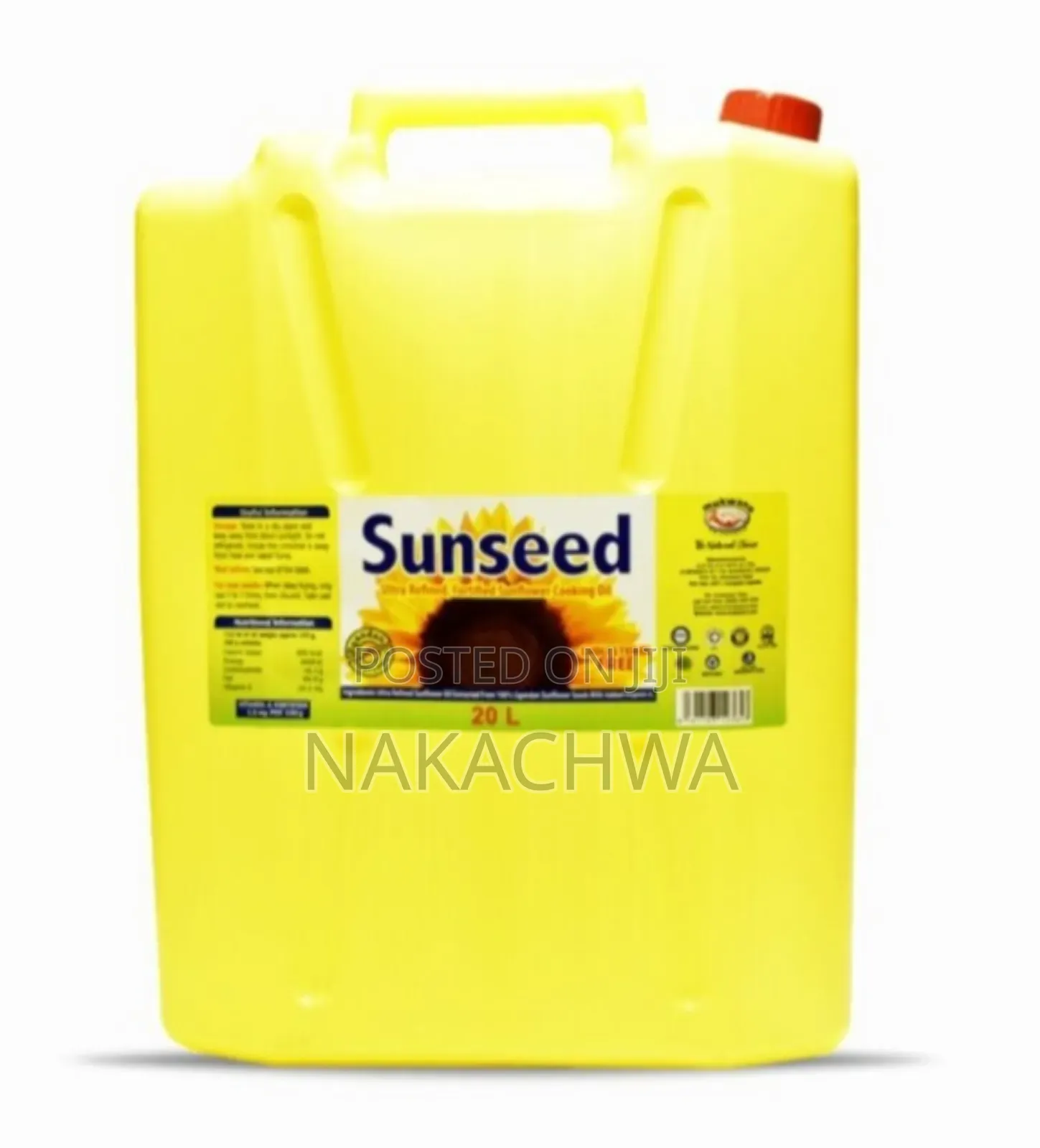 20litres of Mukwano Sunflower Cooking Oil of 20litres