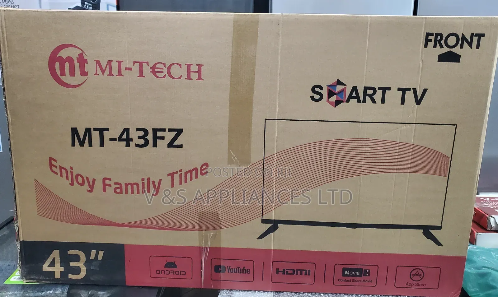 43 Mitech Smart Tv