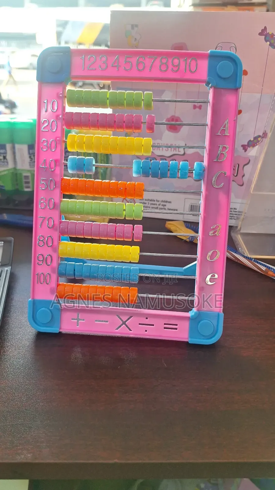 Children Counting Abacus