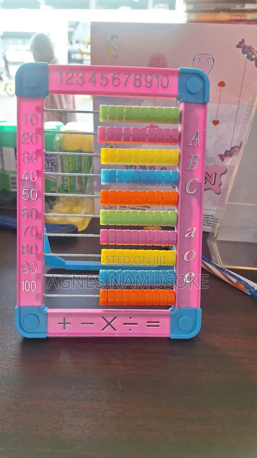 Children Counting Abacus