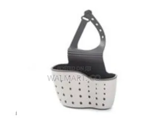 Kitchen Sink Hanging Soap Dish Sponge Drainer-Cream