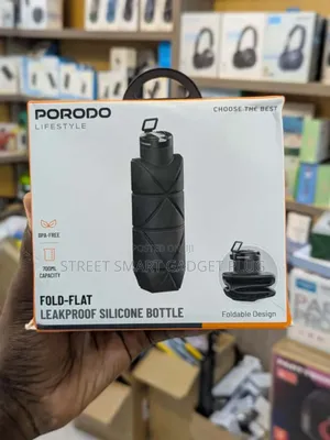Porodo Fold Flat Leak Proof Silicone Bottle