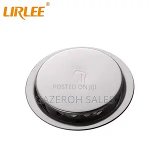 Stainless Steel Pop-Up Floor Drain – Smart Click System