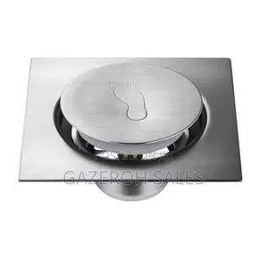 Stainless Steel Pop-Up Floor Drain – Smart Click System