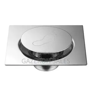 Stainless Steel Pop-Up Floor Drain – Smart Click System