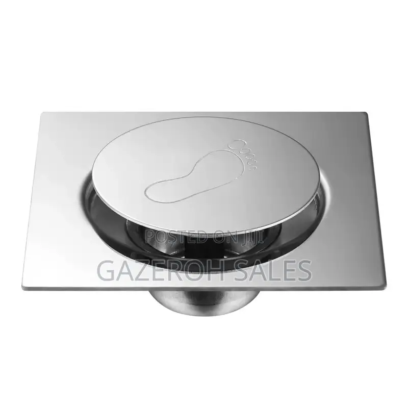 Stainless Steel Pop-Up Floor Drain – Smart Click System
