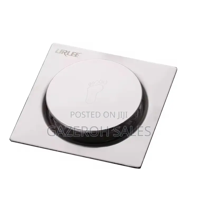 Stainless Steel Pop-Up Floor Drain – Smart Click System