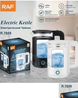 Raf Cordless Electric Kettle 2l, With Auto Shut, 360-Degree Cor