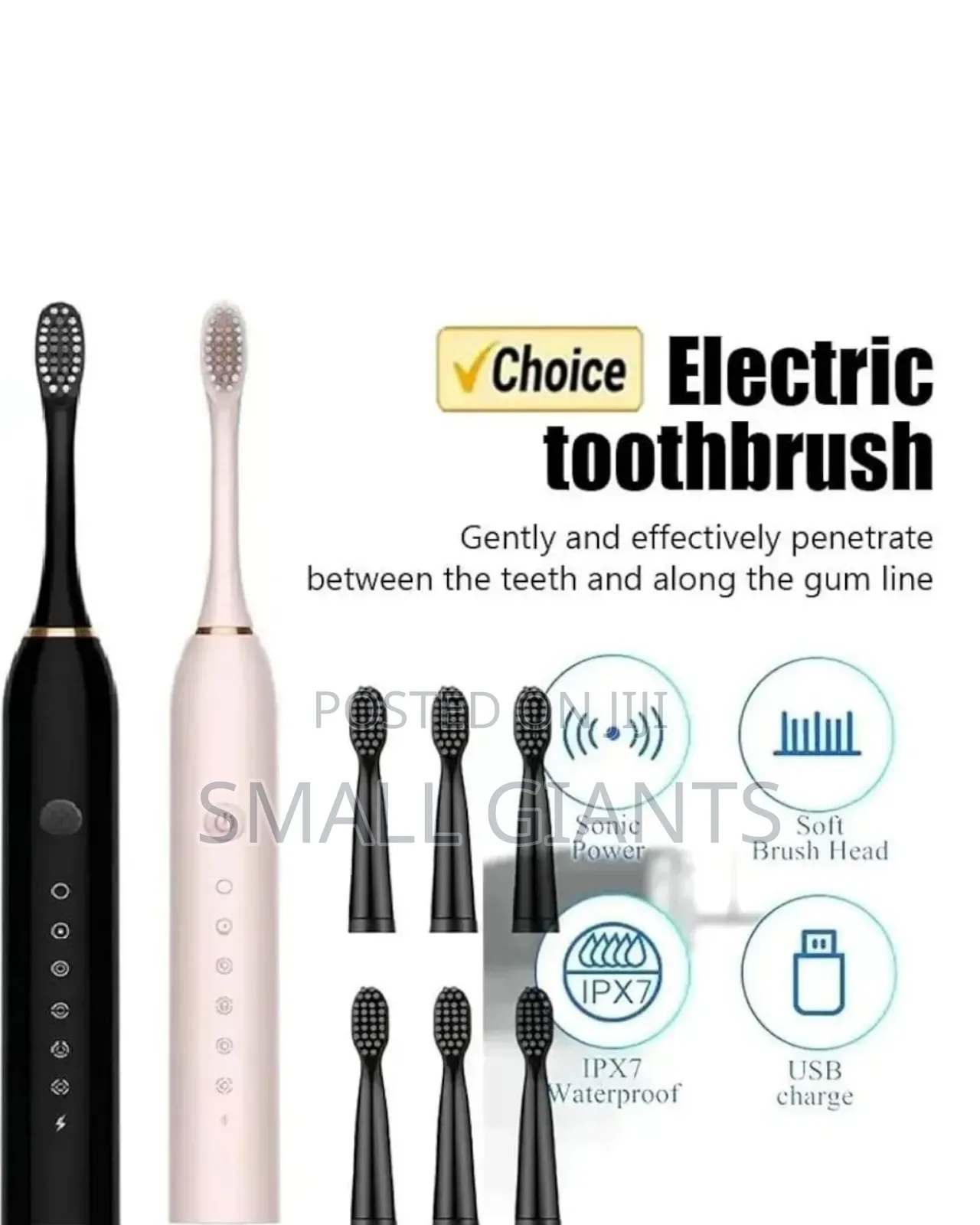 X-3 Choice Sonic Electric Toothbrush