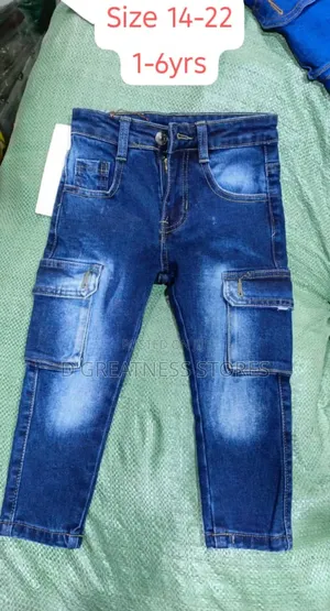 Boys Cargo Jeans (1-6yrs )