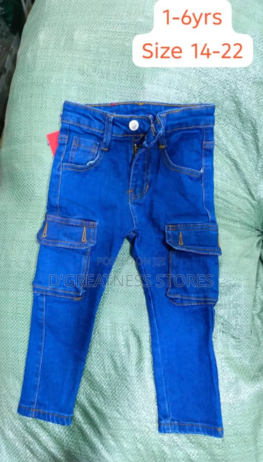 Boys Cargo Jeans (1-6yrs )