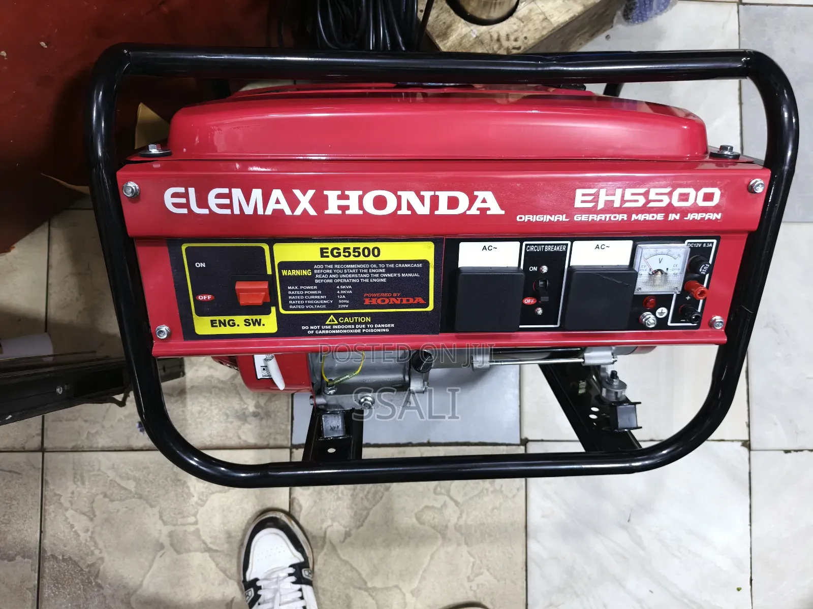 Elemax Honda 4.5 Kva Generator