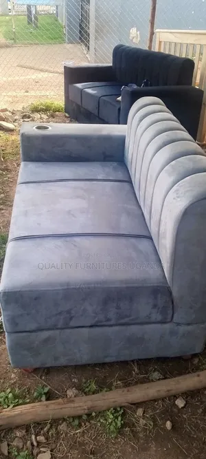 Single Armless 2 Seater Sofa