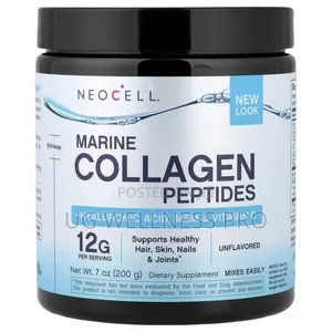 Neocell, Marine Collagen + Hyaluronic Acid, Msm, Unflavored, 200g