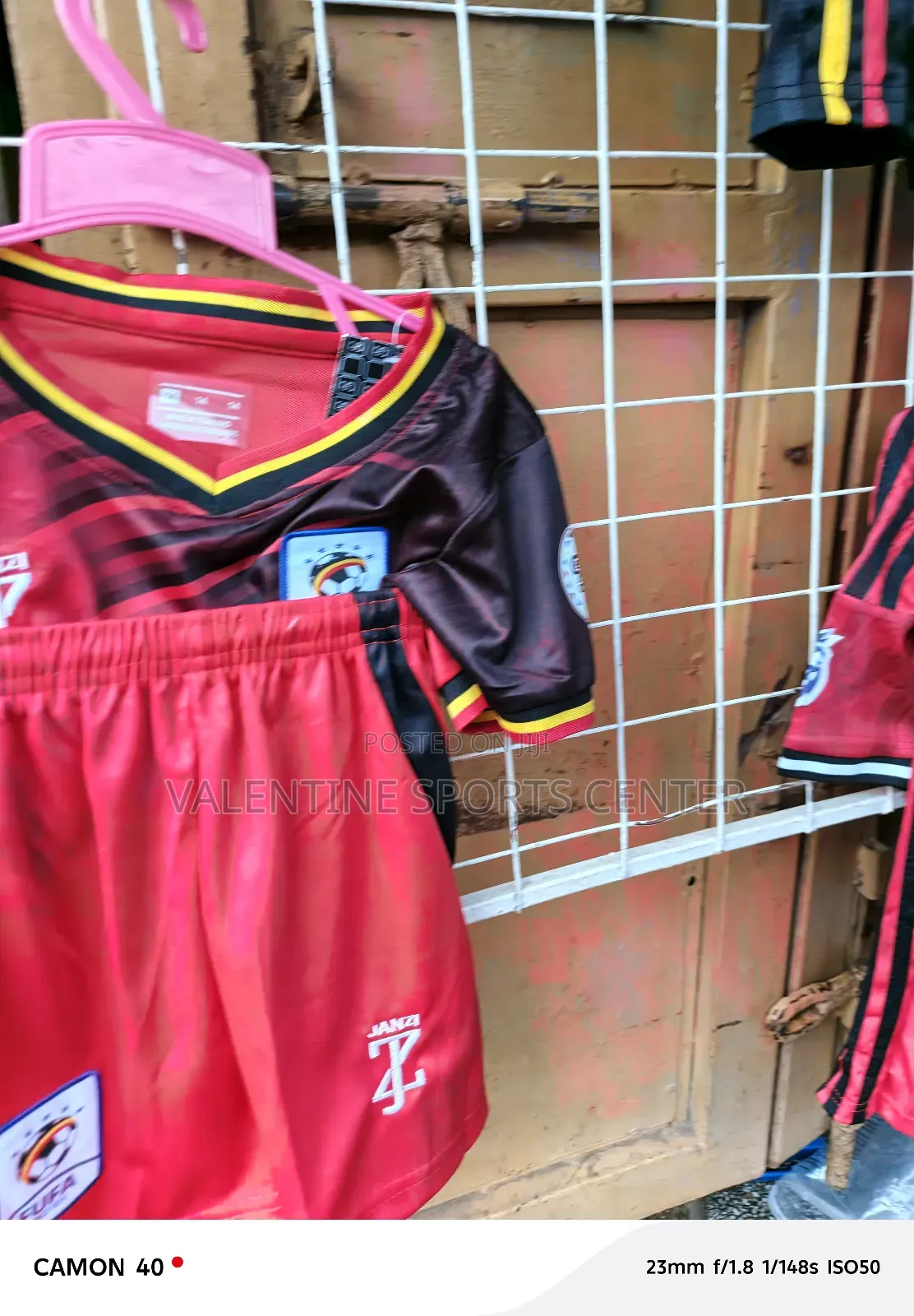 Right Uganda Crane Jersey Original Material