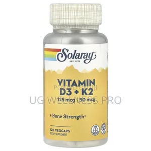 Solaray, Vitamin D3 5000iu + 50mcg, 120 Vegcaps