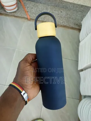 Stainless Steel Vacuum Flask With a Matte Finish