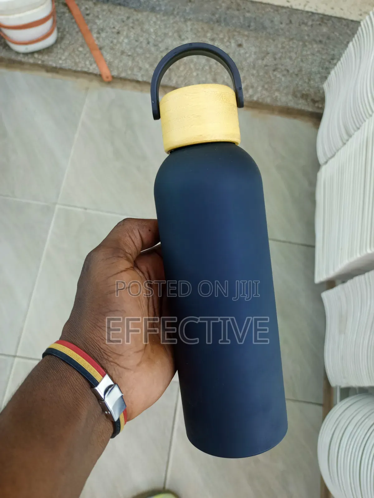 Stainless Steel Vacuum Flask With a Matte Finish