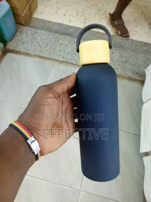 Stainless Steel Vacuum Flask With a Matte Finish