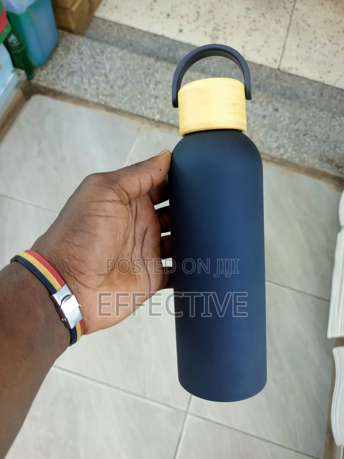 Stainless Steel Vacuum Flask With a Matte Finish