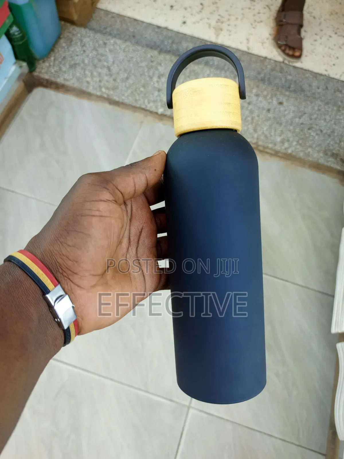 Stainless Steel Vacuum Flask With a Matte Finish