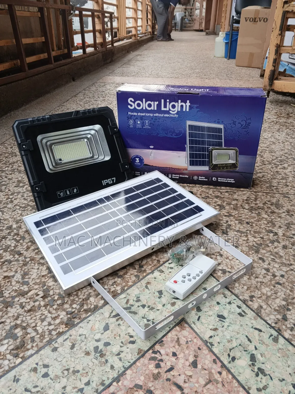 Flood Lights/Solar Lights Panel Auto and Remote Control