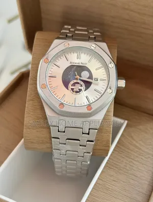 Audemars Piguet Men's Automatic Wrist Time Piece Silver Color