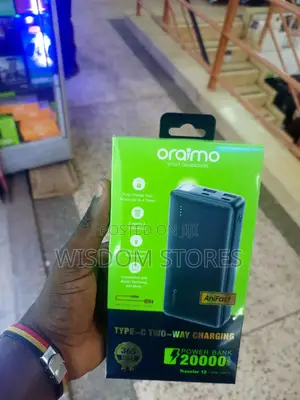 Oraimo 20000mah Power Bank.